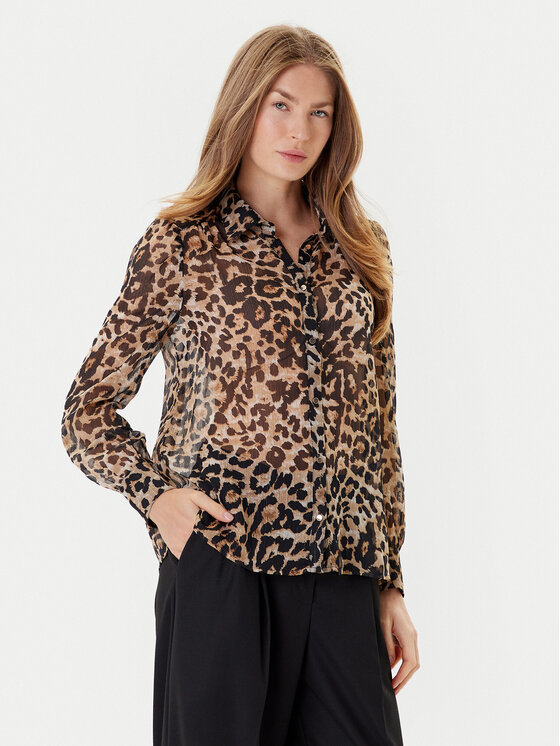 Morgan Morgan Camicia 252-CLION Marrone Regular Fit