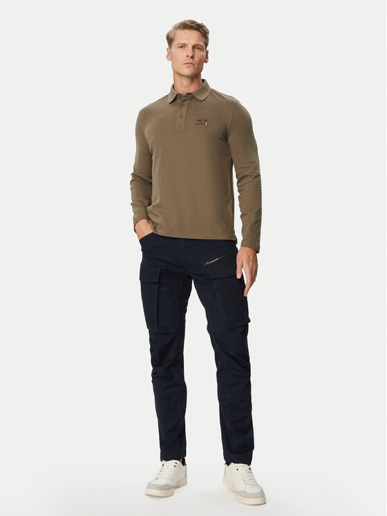 Aeronautica Militare Aeronautica Militare Polo 262PO1947UJ00703 Zielony ciemny Regular Fit