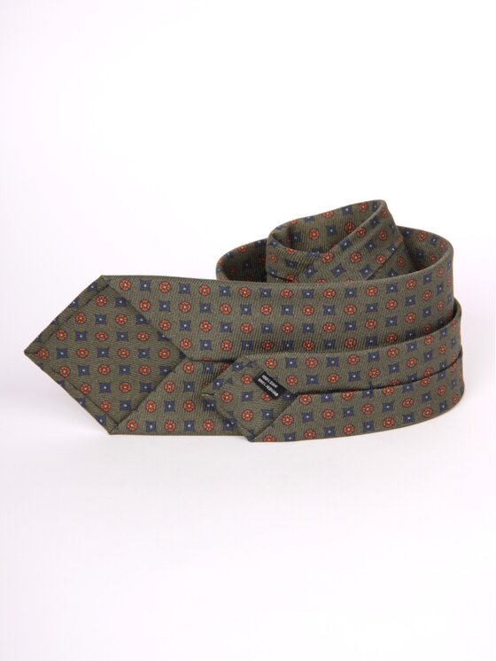 ELSNER ELSNER Γραβάτα JEDWAB ANCIENT MADDER A1068 Πράσινο