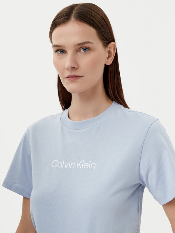 Calvin Klein Calvin Klein Majica Hero Logo K20K205448 Modra Regular Fit