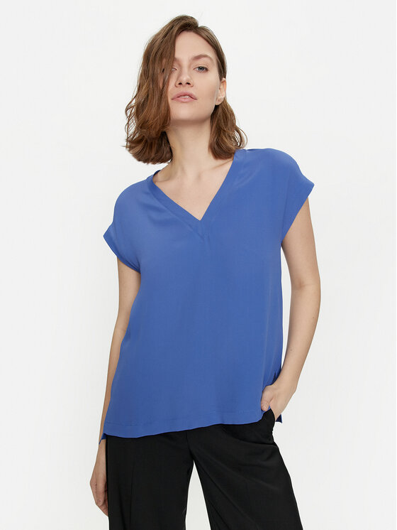 Marella Marella Μπλουζάκι Pialla 2413111094 Μπλε Regular Fit