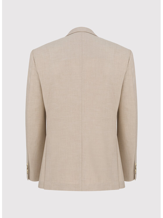 Pako Lorente Pako Lorente Marynarka P24SF-3X-006 Beżowy Slim Fit