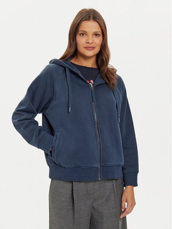 Pepe Jeans Mikina Felicity PL581463 Tmavomodrá Regular Fit