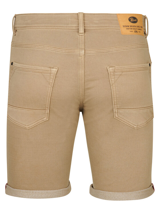 Petrol Industries Petrol Industries Džínsové šortky M-ROS-SHO005 Biela Slim Fit