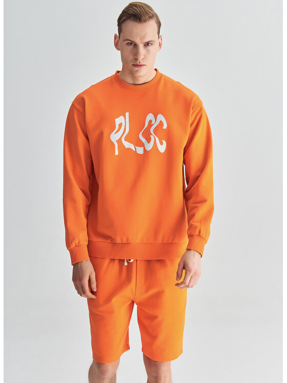 Pako Lorente Pako Lorente Bluza C22SF-2B-00 Pomarańczowy Oversize