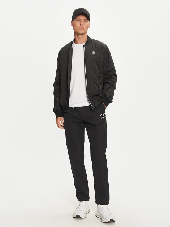 EA7 Emporio Armani EA7 Emporio Armani Kurtka bomber 8NPB12 PN7LZ 1200 Czarny Regular Fit