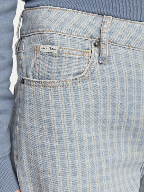 Guess Jeans Guess Jeans Džinsai W6YA0O D1182 Mėlyna Wide Leg