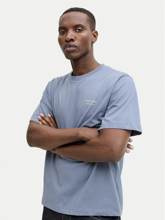 Jack & Jones Jack & Jones T-Shirt Earchive 12287990 Modrá Regular Fit