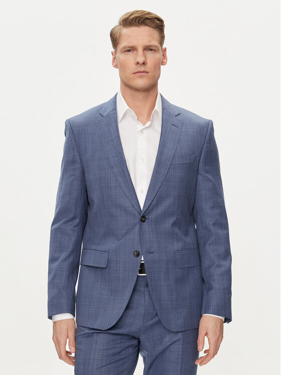 BOSS Boss Костюм H-Huge-2Pcs-224 50509502 Син Slim Fit