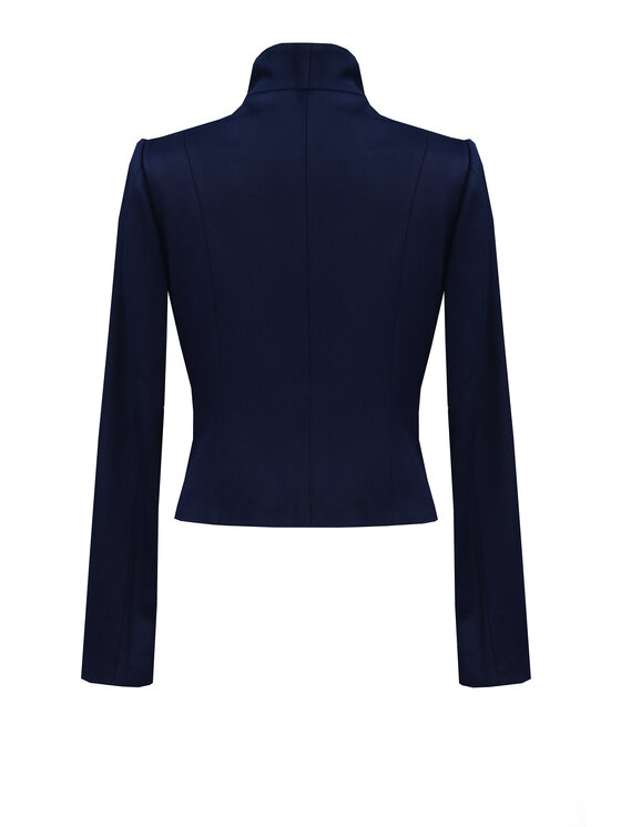 Kasia Zapała Kasia Zapała Marynarka Emanuele Granatowy Slim Fit