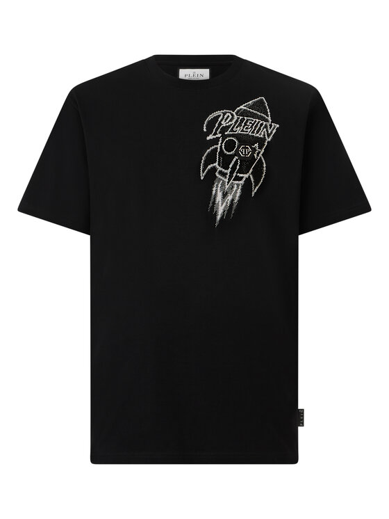 PHILIPP PLEIN PHILIPP PLEIN Tričko 31079 Čierna Regular Fit