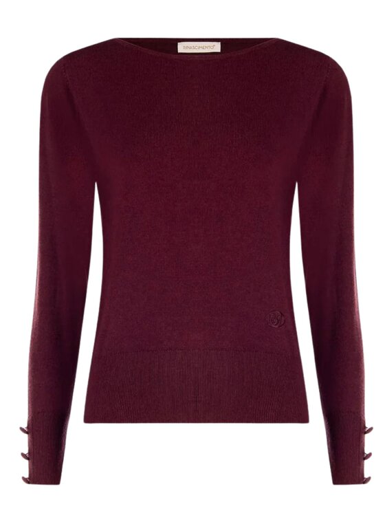 Rinascimento Rinascimento Maglione Maglia donna Bordeaux Regular Fit