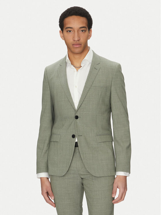 HUGO HUGO Öltöny Arti/Hesten232X 50540341 Zöld Extra Slim Fit