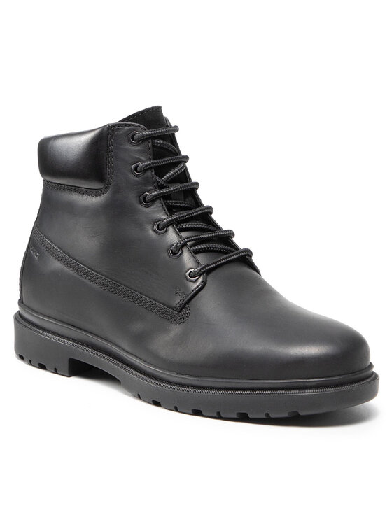 Geox Geox Šnurovacia obuv U Andalo F U16DDF 00045 C9999 Čierna