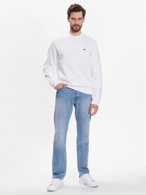 Lacoste Lacoste Bluza SH9608 Biały Regular Fit