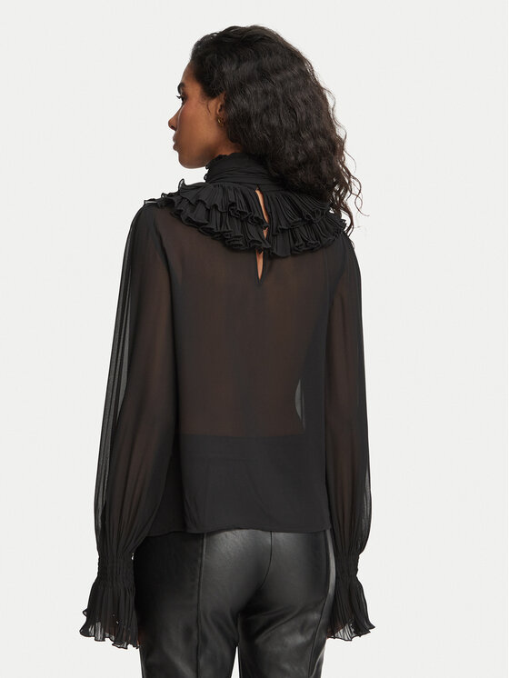 Elisabetta Franchi Elisabetta Franchi Bluse CA-172-67E2-V440 Schwarz Regular Fit