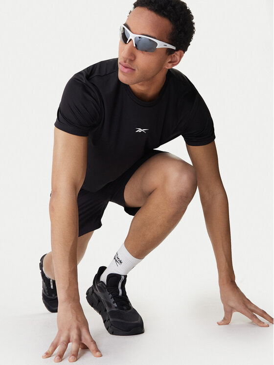 Reebok Reebok Тишърт RK25602CCM Черен Regular Fit