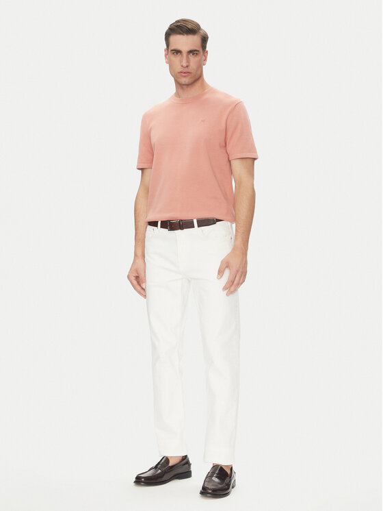 Calvin Klein Calvin Klein Tričko Supima LV04LC333G Koralová Regular Fit