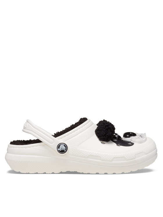 Crocs Ciabatte Classic Lined Iam Panda Bear Clog T 210395 Bianco, taglia : 24_25