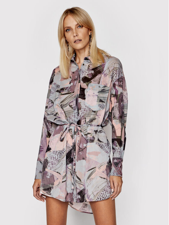 Camicia Cielo A0553 Multicolore Oversize