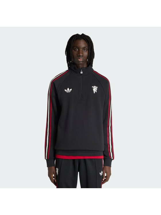 adidas adidas Bluza Manchester United Originals Czarny Regular Fit