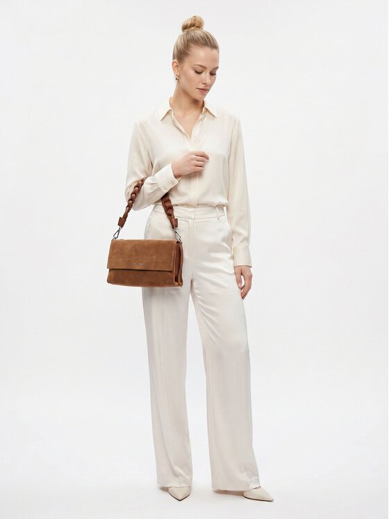 Coccinelle Coccinelle Borsetta P6P Boheme Suede Bimaterial E1 P6P 12 01 01 Marrone