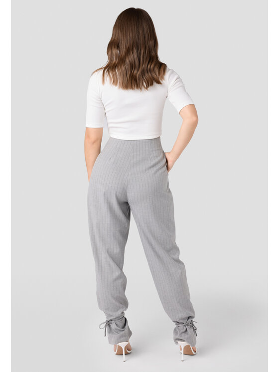 LAURELLA LAURELLA Dámské kalhoty Laurella 3VA006220 Šedá Regular Fit