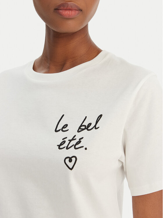 Weekend Max Mara Weekend Max Mara T-shirt Bora 2615971042 Bijela Regular Fit