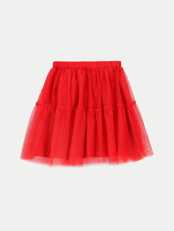 Coccodrillo Coccodrillo suknja od tila ZC4124204EJG Crvena Regular Fit