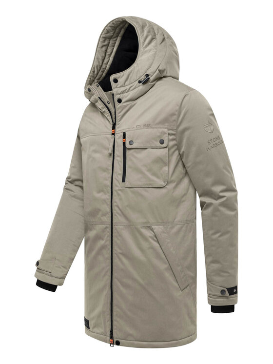 Stone Harbour Stone Harbour Kurtka zimowa Fintaan Szary Regular Fit