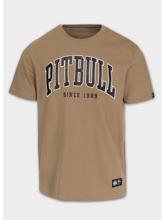 PITBULL PITBULL T-Shirt NORTON Brązowy Regular Fit