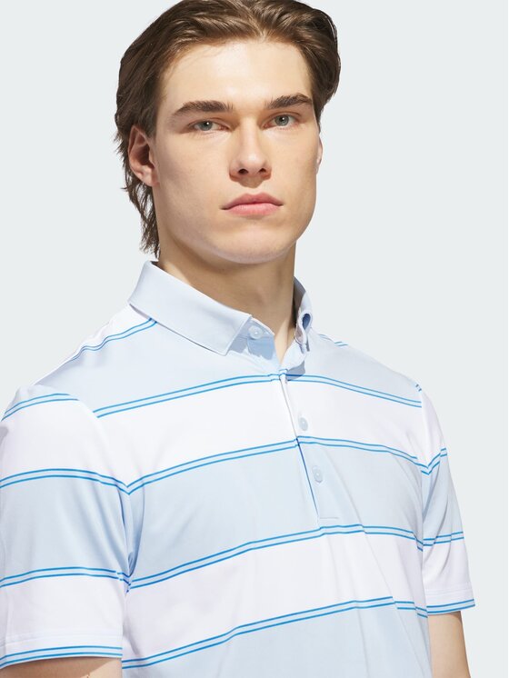 adidas adidas Polo 162334 Niebieski jasny Regular Fit
