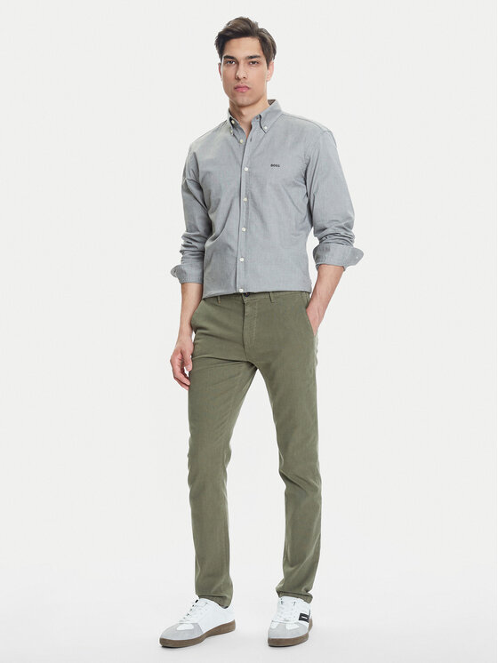 BOSS BOSS Ing Rickert 50519707 Zöld Regular Fit