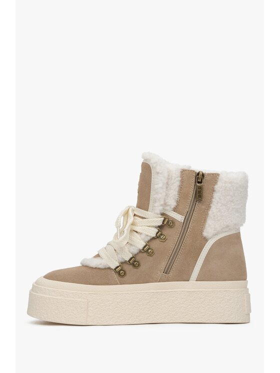 Estro Estro Μποτάκια ER00115189 Μπεζ