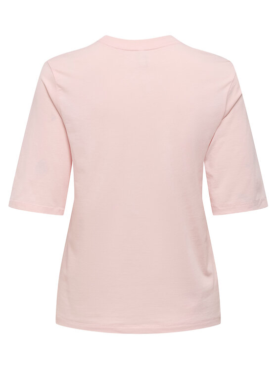 ONLY ONLY T-krekls Phoebe 15351369 Rozā Regular Fit