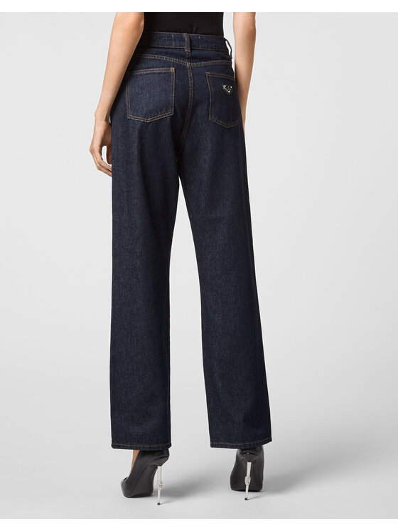 PHILIPP PLEIN PHILIPP PLEIN Jeansy 3163 Błękitny Loose Fit