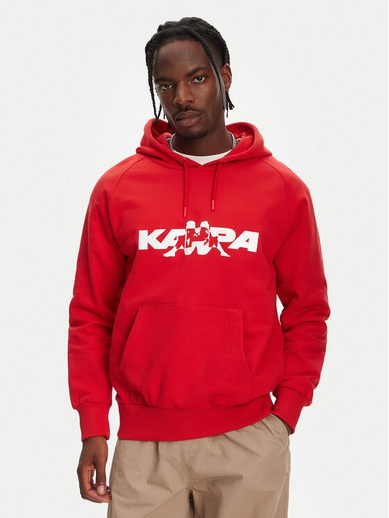 Kappa Kappa Pulóver Nhayma 341V57W Piros Regular Fit