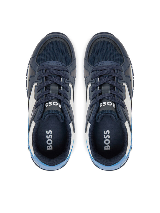 BOSS BOSS Sneakersy J51646 M Granatowy