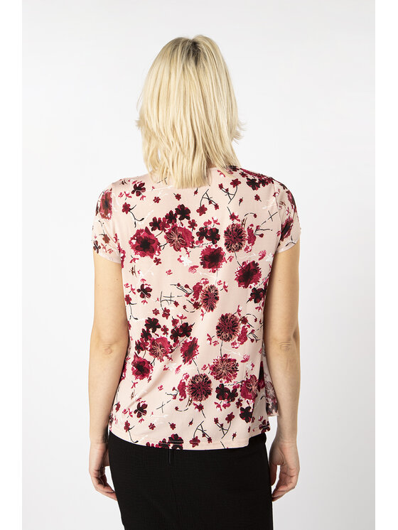 QUIOSQUE QUIOSQUE Blúzka DUAL BLOUSE Ružová Regular Fit