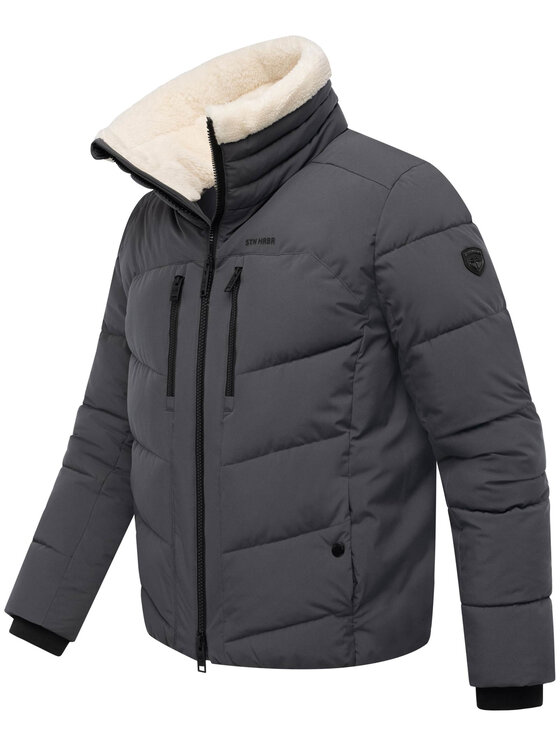 Stone Harbour Stone Harbour Kurtka zimowa Ansello Szary Regular Fit