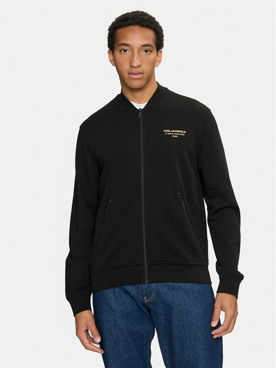 KARL LAGERFELD KARL LAGERFELD Mikina 705031 544910 Černá Regular Fit