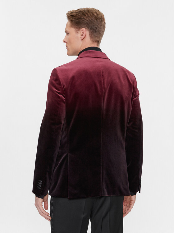 BOSS Boss Sakko Hutson 50502673 Dunkelrot Slim Fit