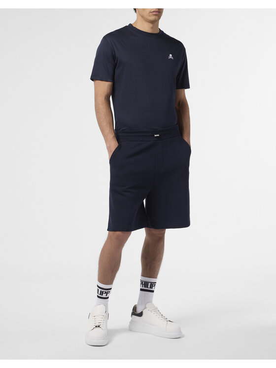 PHILIPP PLEIN PHILIPP PLEIN Szorty sportowe 29831 Granatowy Jogger Fit
