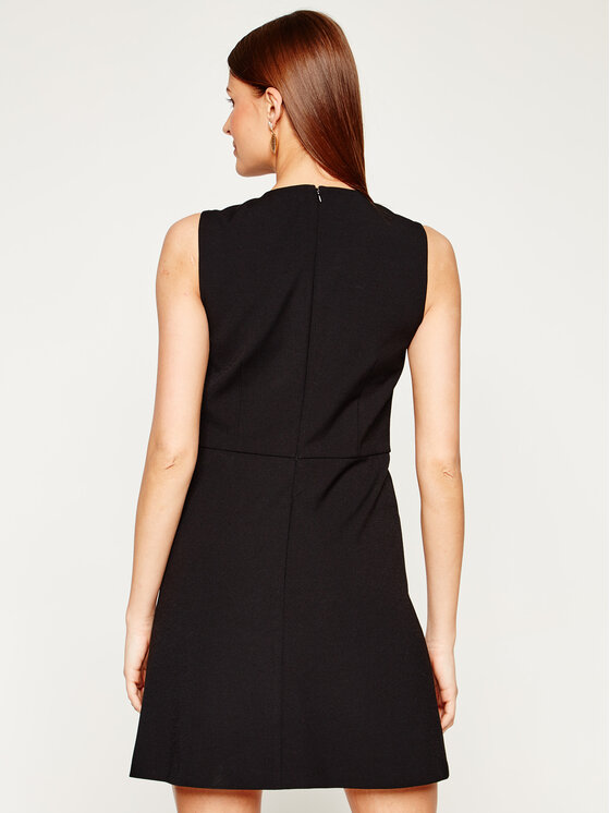 Red Valentino Red Valentino Kasdieninė suknelė TR3VAM15 Juoda Slim Fit