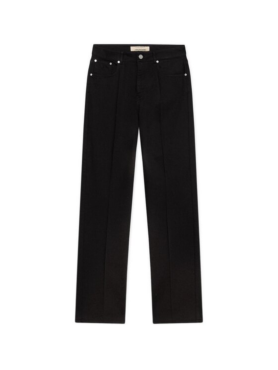 Trussardi Trussardi Spodnie materiałowe P7059000362N033 Czarny Regular Fit