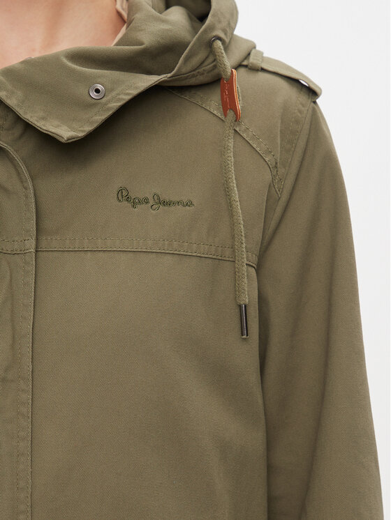 Pepe Jeans Pepe Jeans Куртка парка Sally PL402319 Зелений Regular Fit