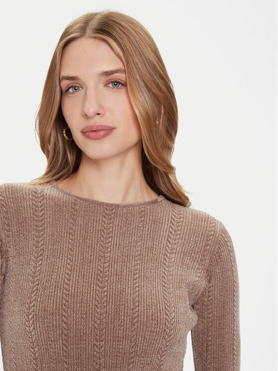 Guess Guess Φόρεμα υφασμάτινο W5BK79 Z3902 Μπεζ Regular Fit