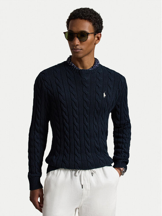 Polo Ralph Lauren Pulover 710775885555 Bleumarin Regular Fit