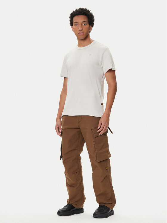 G-Star Raw G-Star Raw Marškinėliai Nifous D24449-D976 Écru Regular Fit