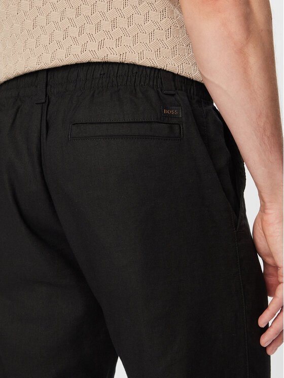 BOSS BOSS Chinos Sanderson-L-3 50559595 Fekete Regular Fit
